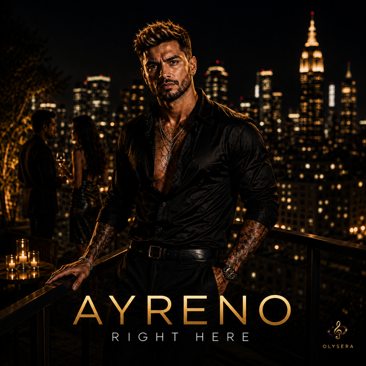 Ayreno – Right Here | Olysera Music Pochette officielle du single Right Here d'Ayreno produit par Olysera Music.