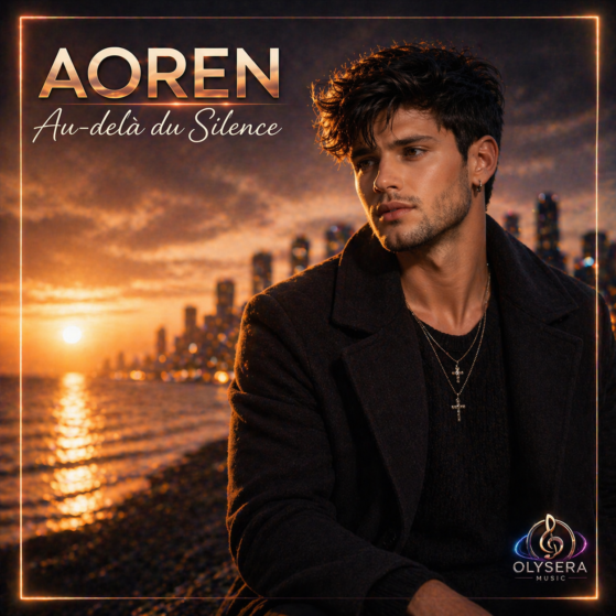 Au-delà du silence – Aoren | Olysera Music Pochette officielle du single Au-delà du silence d'Aoren produite par Olysera Music.