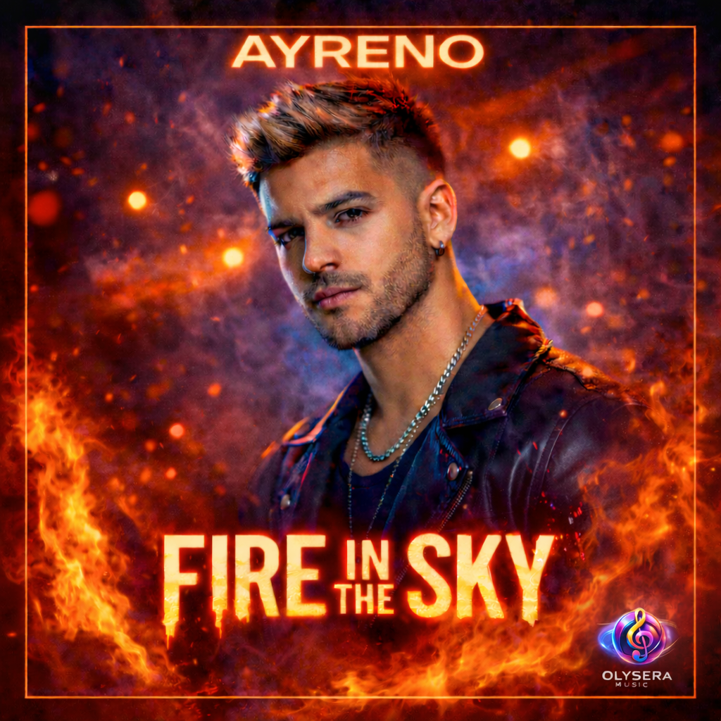Ayreno – Artiste officiel | Olysera Music Portrait officiel d'Ayreno, artiste pop latino d'Olysera Music.