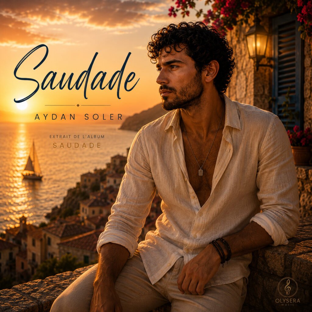 saudade-aydan-soler-olysera-music Pochette officielle de la chanson Saudade d'Aydan Soler produite par Olysera Music.