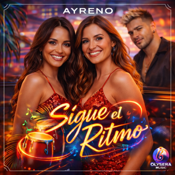 Sigue el Ritmo – Ayreno | Olysera Music Pochette officielle du single Sigue el Ritmo d'Ayreno produite par Olysera Music.
