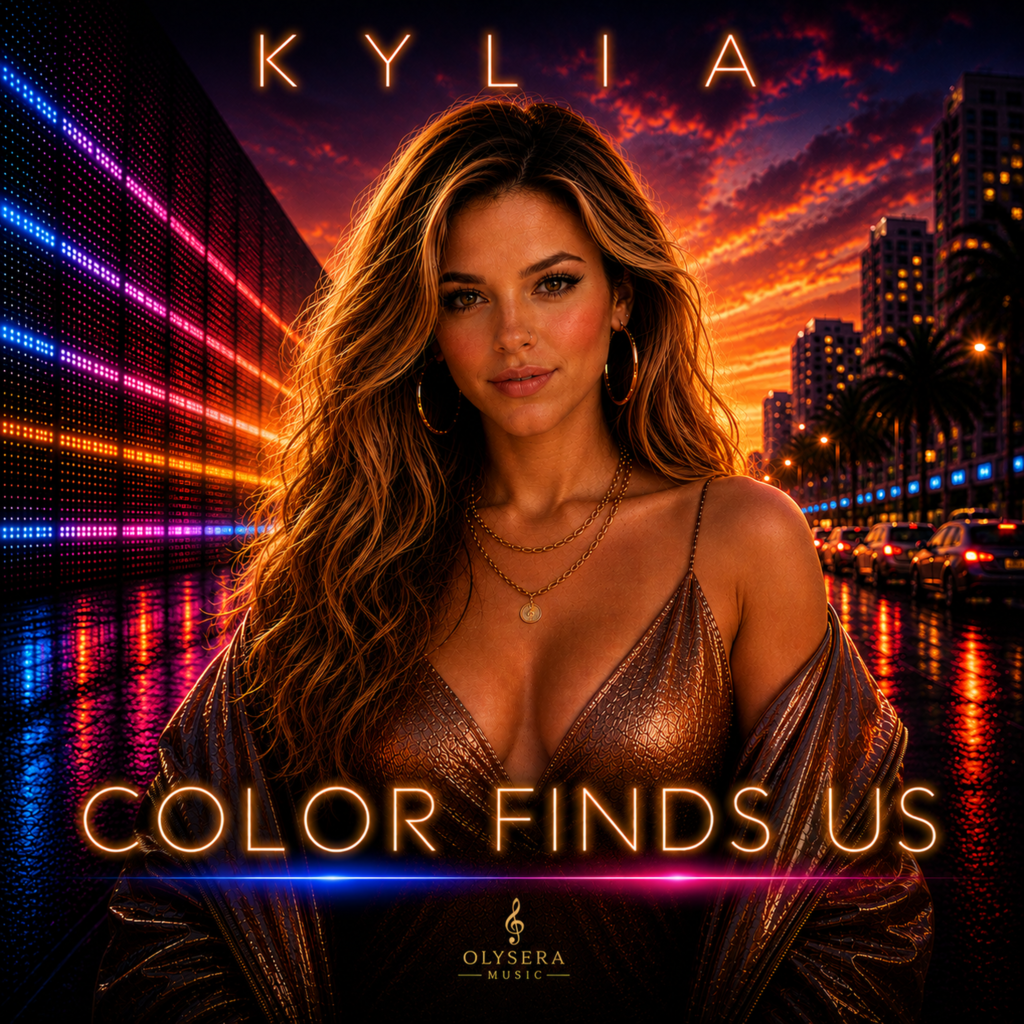 kylia-color-Finds-us-olysera-music KYLIA – Color Finds Us, pochette officielle du single