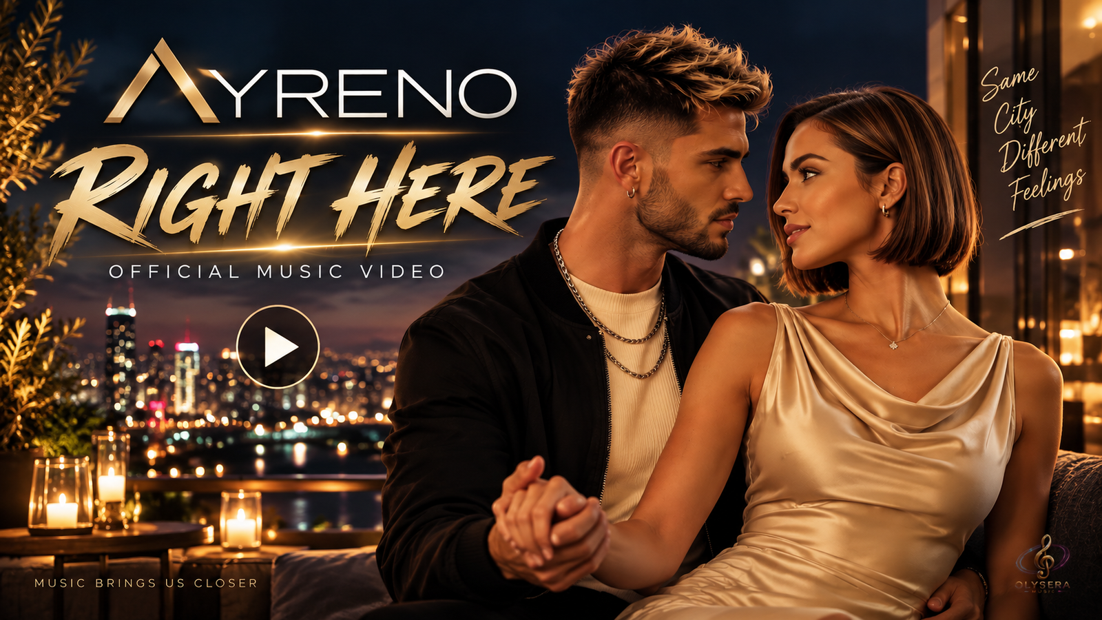 AYRENO dans le clip officiel RIGHT HERE – Olysera Music